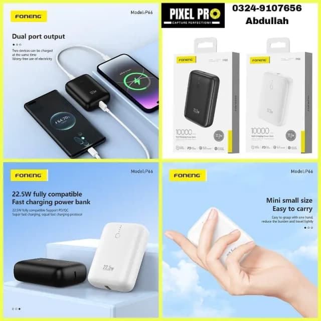 FONENG 10000mAh Power Bank 0324-9107656