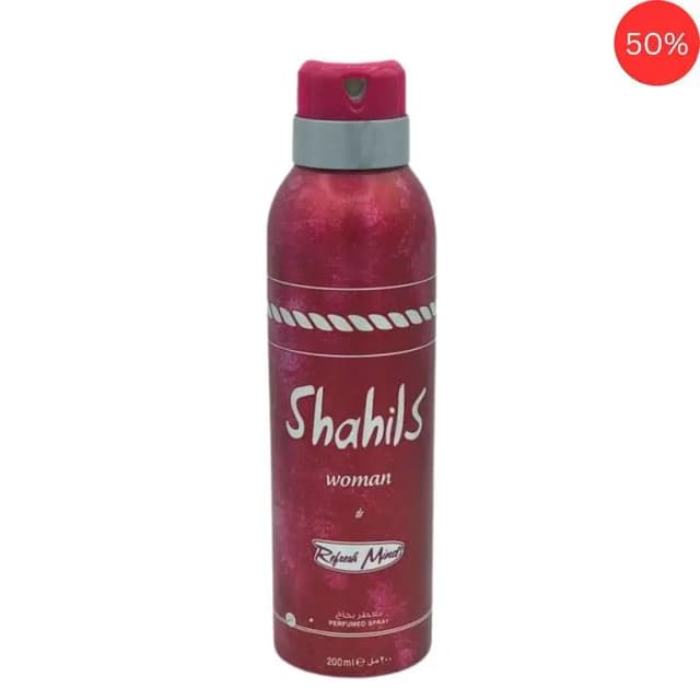 Lucky Shahils Lady Body Spray 200ml for Men and Women - Fragrance in a Convenient Big Bottle