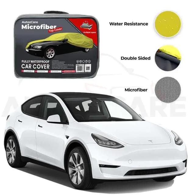 Tesla Model Y Microfiber Car Top Cover - Model 2020-2025