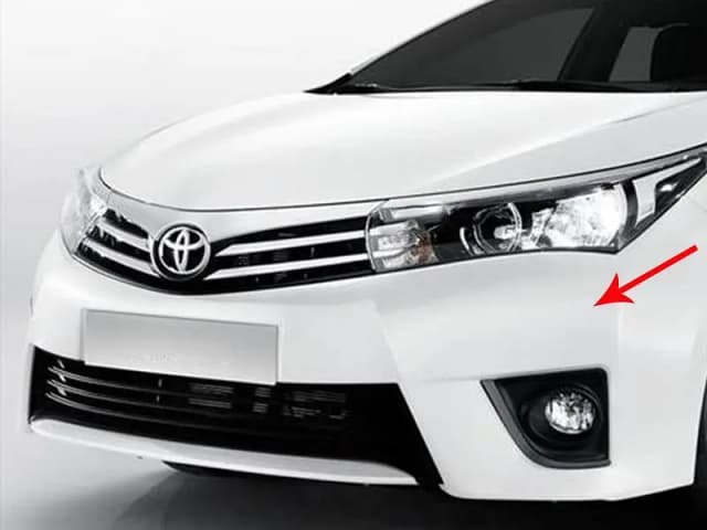 Genuine Front Bumper for Toyota Corolla Xli, Gli, Altis Models (2014-2017)