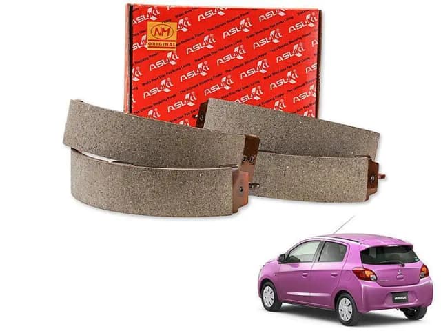 Asuki Rear Brake Shoe for Mitsubishi Mirage (2012-2023) - Model 2574