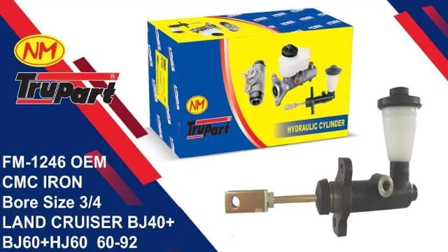 Trupart FM-1246 OEM Clutch Master Cylinder for Toyota BJ40, BJ60, and HJ60 Models