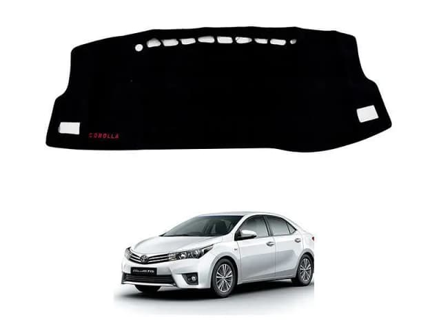 Dashboard Mat for 2014-2018 Toyota Corolla in Black