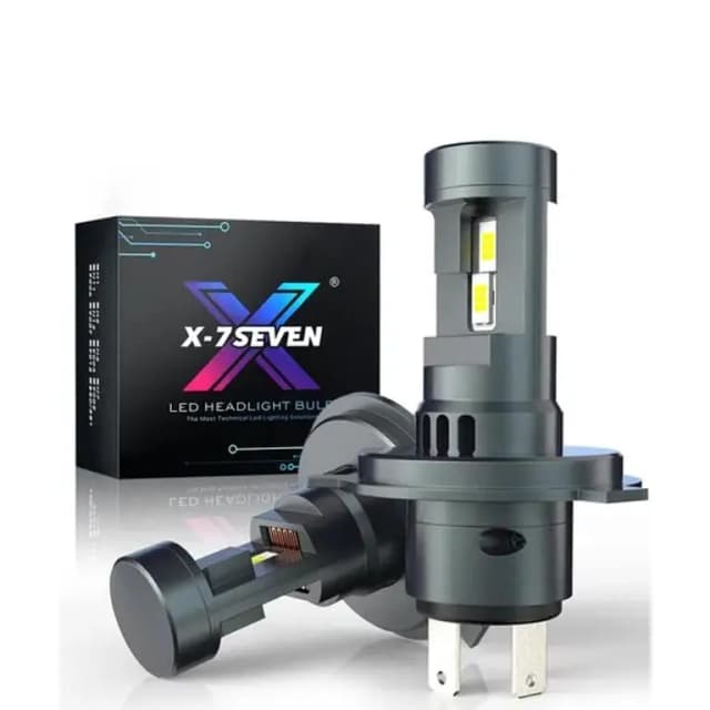 H4 X7seven Mini Series LED Bulbs - High/Low Beam with One Year Warranty