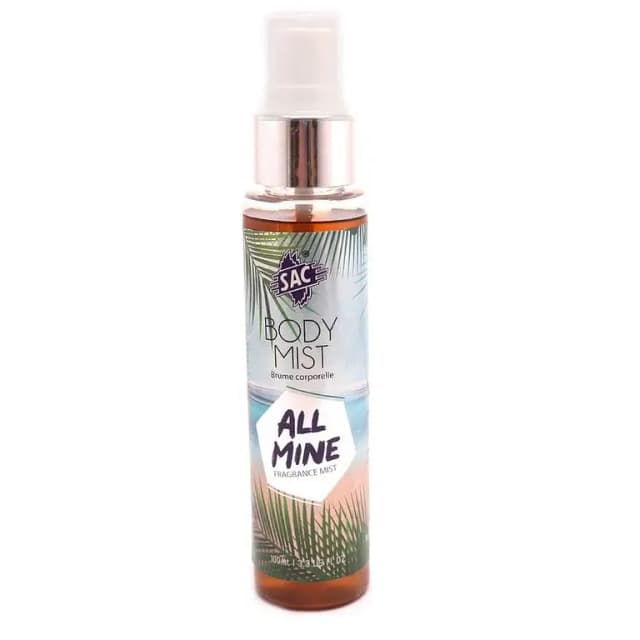 SAC Body Mist ALL MINE 100ml Fragrance Spray for Neck, Shoulders, and Body