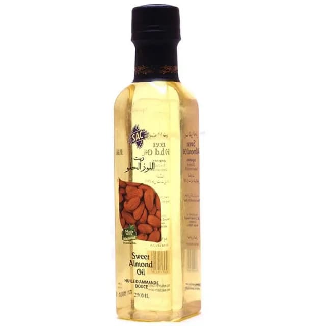 SAC Sweet Almond Oil - 250ml for Skin and Hair Nourishment
