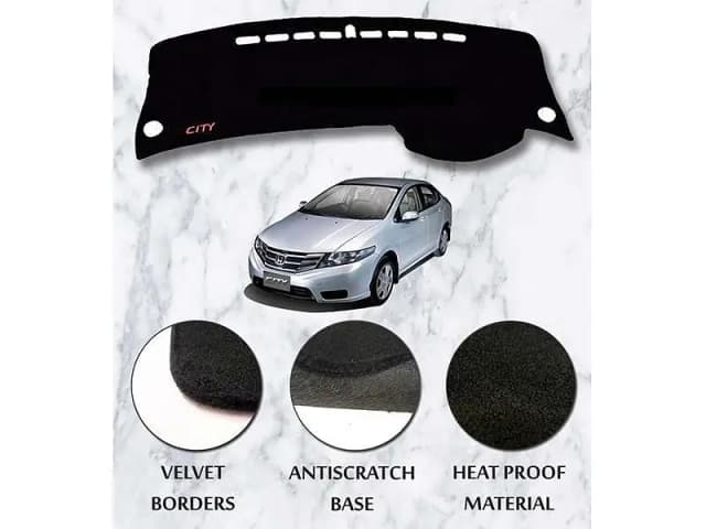 Dashboard Cover Mat for Honda City (2009-2021) - Made from Heat Resistant Material