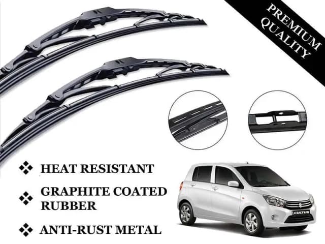 Wiper Blades for Suzuki Cultus 2017-2024 | Metal Backing | Graphite Coated | Anti-Rust Design