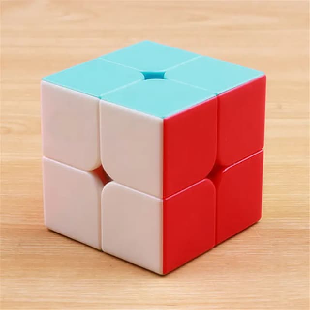 Rubik's Cube 2x2 Stickerless Speed Cube - Fast Magic Puzzle for Kids and Early Learning
