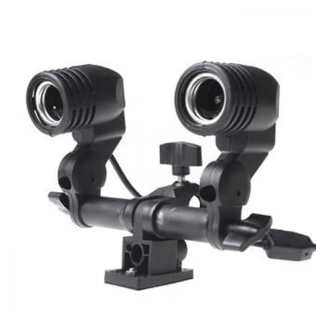 ZYOUND Double Bulb Umbrella Holder for Studio Lights - Ideal for Photographers and YouTubers