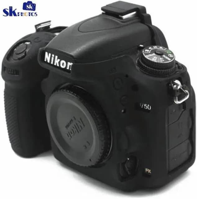 Nikon D750 Camera Case – Silicone Protective Skin Cover with Detachable Cage, Shockproof and Dustproof