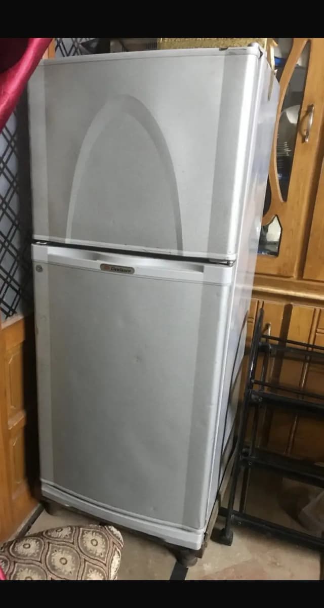 Dowlance refrigerator for sale with steplizer and fridge stool
