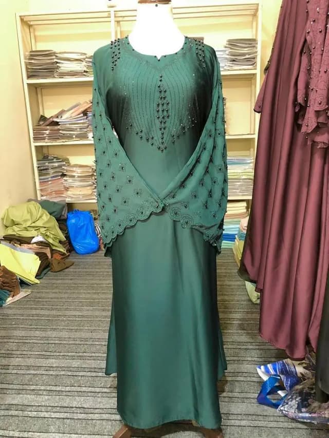 Nida Embroidered full Abaya hijab wholesale price