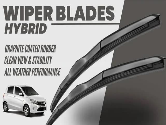 Suzuki Cultus 2017 - 2024 Wiper Blades | Hybrid Type | Graphite Coated Rubber