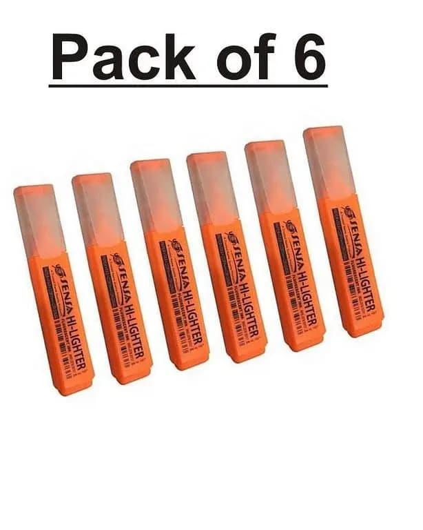Pack of 6 Hi-Lighter - Multicolor