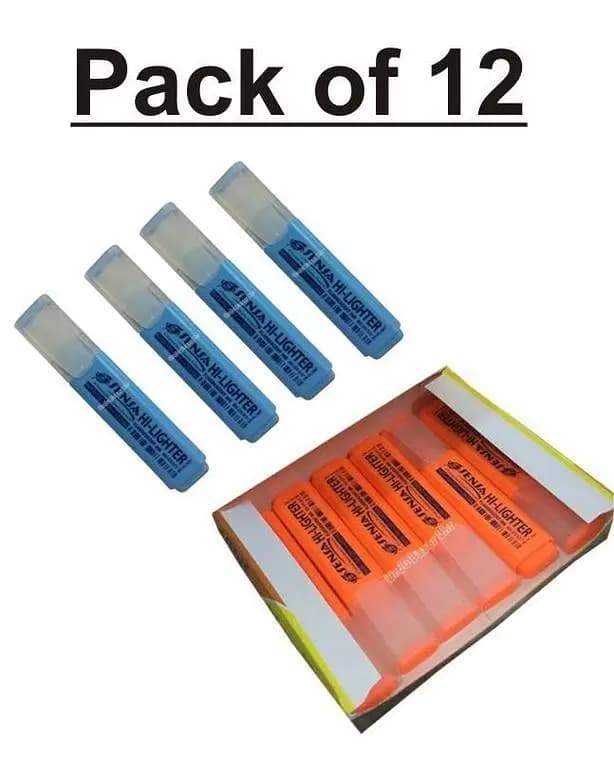 Pack of 12 Hi-Lighter - Multicolor