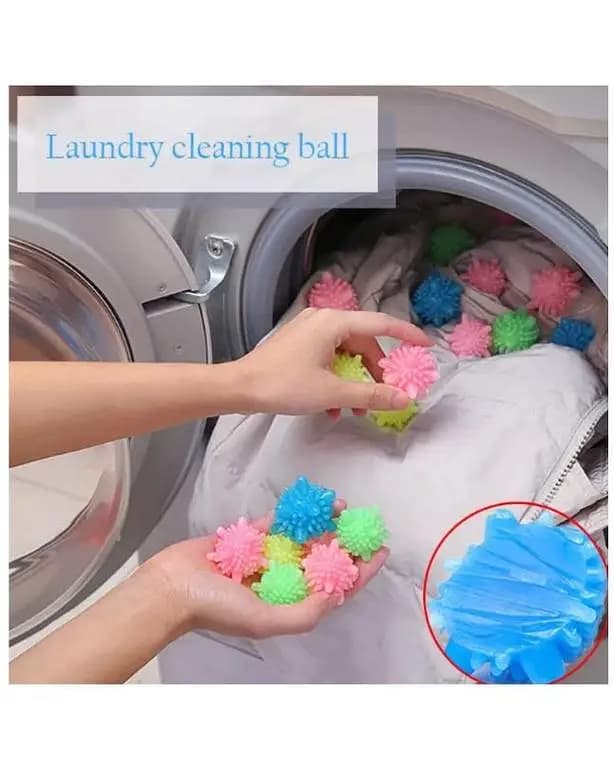 10-Pack Magic Laundry Balls for Washing Machine Decontamination
