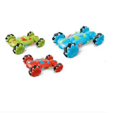 2.4GHz 4WD Remote Control Gesture Stunt Car - Off Road Vehicle with 360° Flips, Lights & Music for Kids