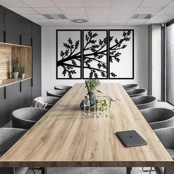 Tree and Birds 3 Panel | Tree of Life Wall Art