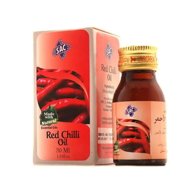 SAC Red Chili Oil 30ml - Natural Spicy Flavor for Cooking