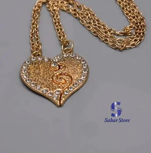 Vysshiy Big Sister Heart Locket Necklace