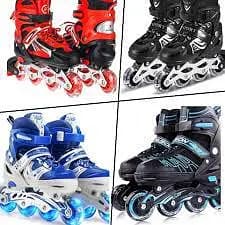 03335401216 Adjustable Inline Skate Shoes Roller Skates skating