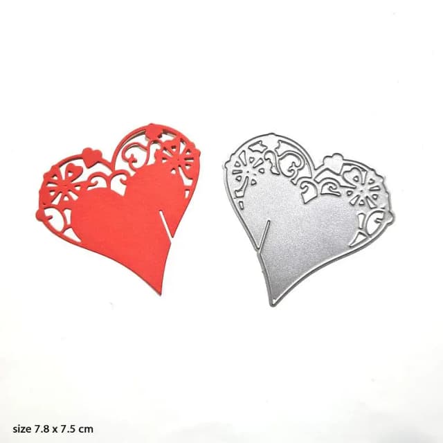 Heart Metal Cutting Dies for Scrapbooking Projects
