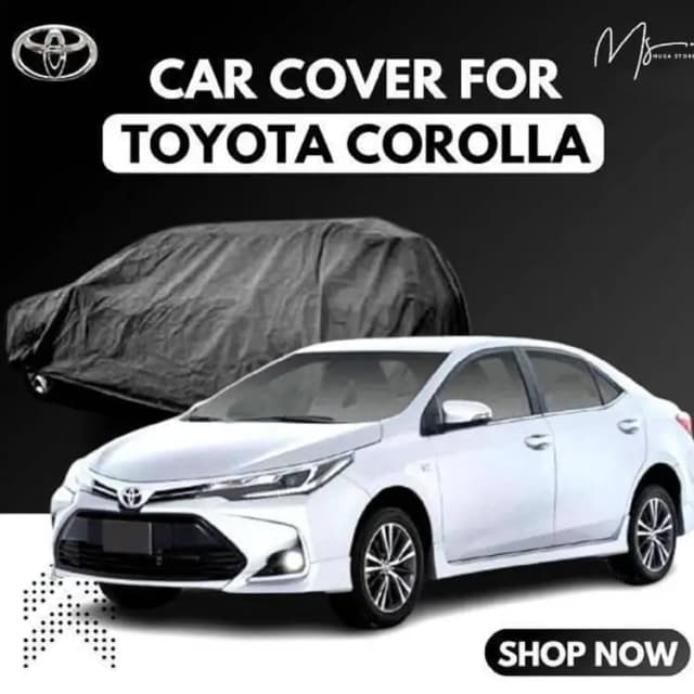Toyota Corolla Parachute Car Cover | Weatherproof Design with Easy Installation - Single Piece