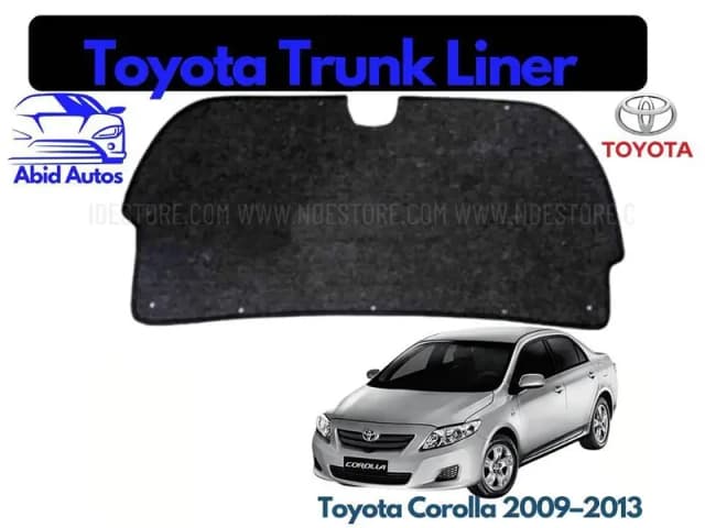 Digi Cover Trunk Liner for Toyota Corolla (2009–2013) – Local Fit Namda Sheet