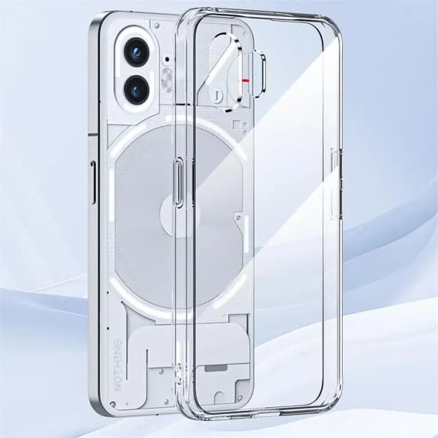 Shockproof TPU Case for Nothing Phone 2 - Soft and Transparent Bumper Cover