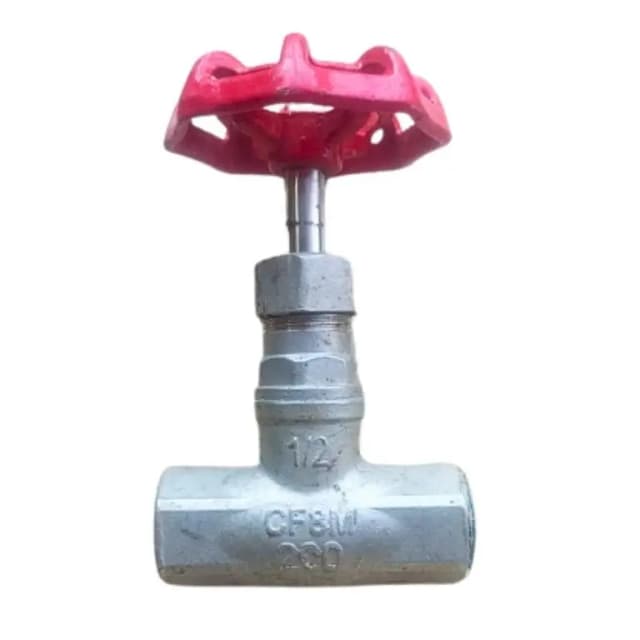 Stainless Steel Threaded Stop Valve | 1/2 Inch (15mm) Rotatory Gate Valve | Internal Thread Water Control Valve | High-Quality, Durable & Corrosion-Resistant