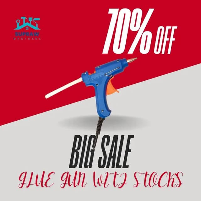 Glue Gun with Sticks | Small Glue Gun for DIY Projects | High-Quality Glue Gun Sticks Included | Compact Hot Glue Gun for Home, Office & Crafts | Easy-to-Use Glue Gun for Quick Repairs & Crea