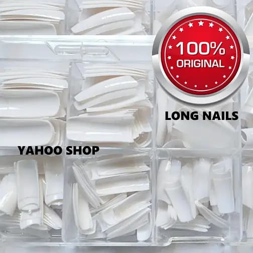 Set of 120 Reusable ABS Acrylic Nail Molds for Manicure and Pedicure