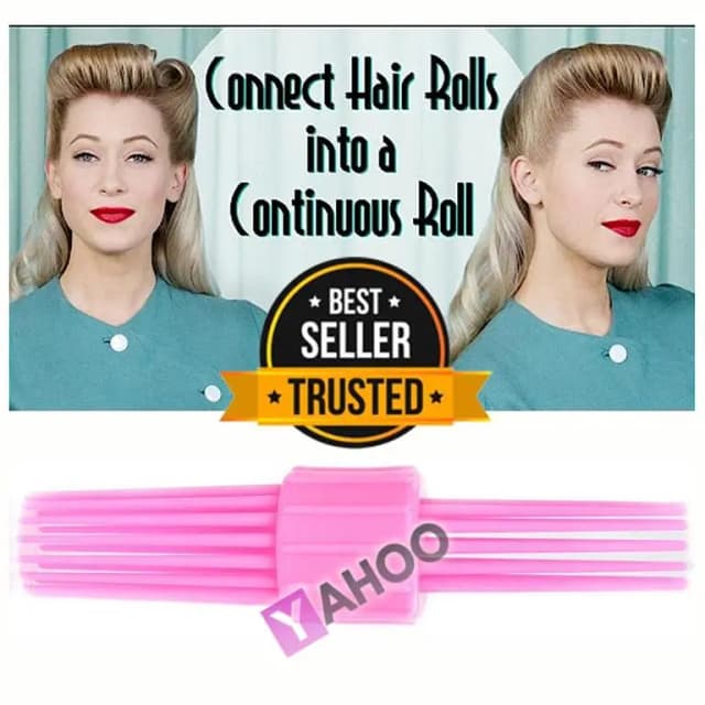 Hair Curler Roller - No Pins Needed Tool for French Braiding and Puff Making - Handmade Headband for Enhancing Hair Volume
