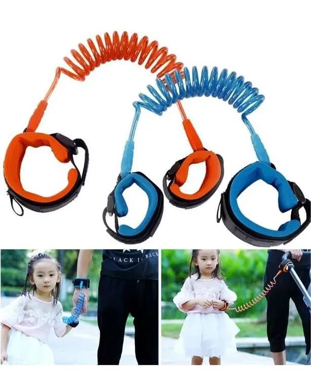 Blue Anti-Lost Wrist Link for Kids - Safety Strap Bracelet