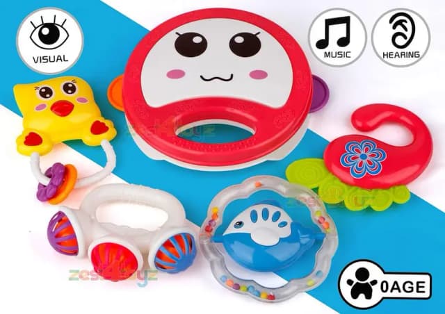 MiniMe  New Born Babies Rattle Set, Toy for Babies