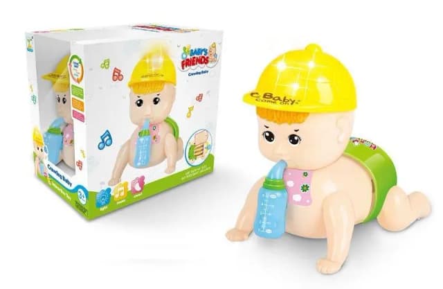 Musical Baby Crawling Toy with Baby Sound & Lights