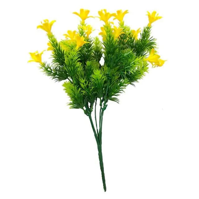 Set of 2 Decorative Artificial Flower Plants