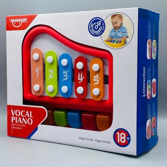 Huanger Vocal Piano With Five Tones - Multi Color