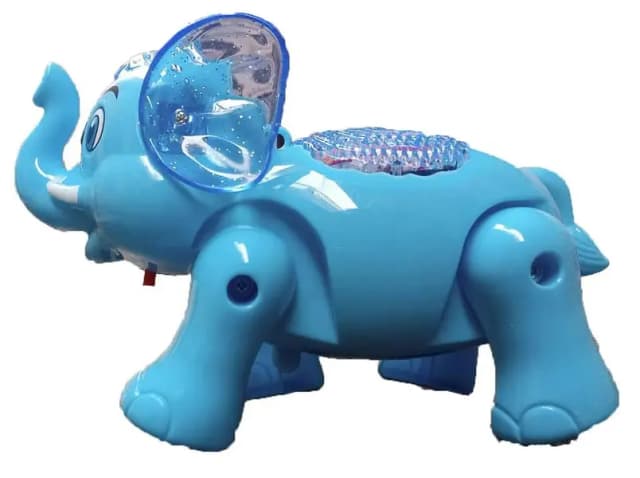 Clever Elephant Electric Toy For Kids - Walking, Music & Lighting