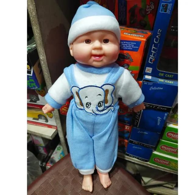 Stuffed Beautiful Baby Baba Doll With Music- 16 Inch