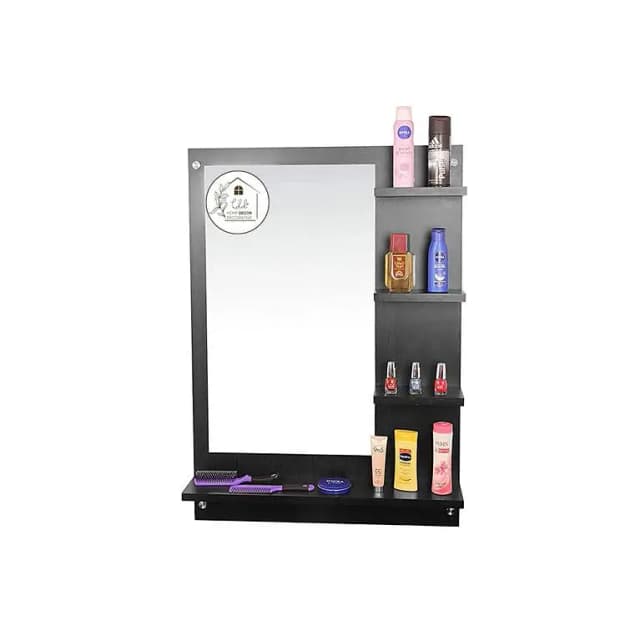 Elegant DIY Wall Mounted Dressing Table / Wall Mirror With Shelf by Home Decor Decorative