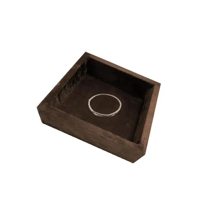 170x170mm Velvet Jewelry Display Holder and Storage Stand for Photography