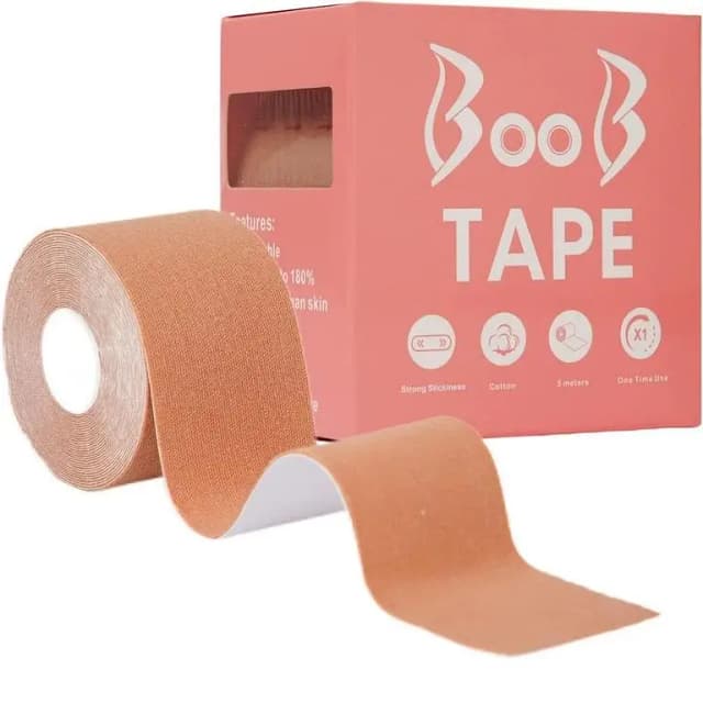 Silk Road Traders 5M Adhesive B00B Tape - Athletic Body and Bra Tape