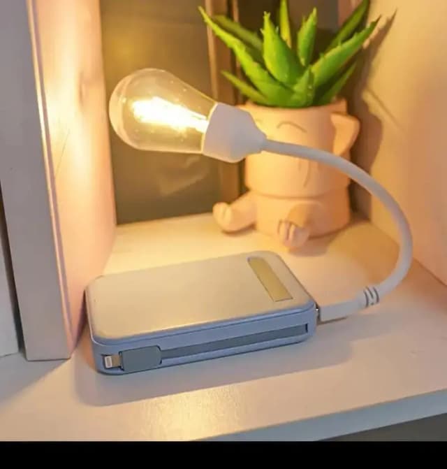 USB Plug LED Bulb Lamp for Reading, Camping, and Emergency Use