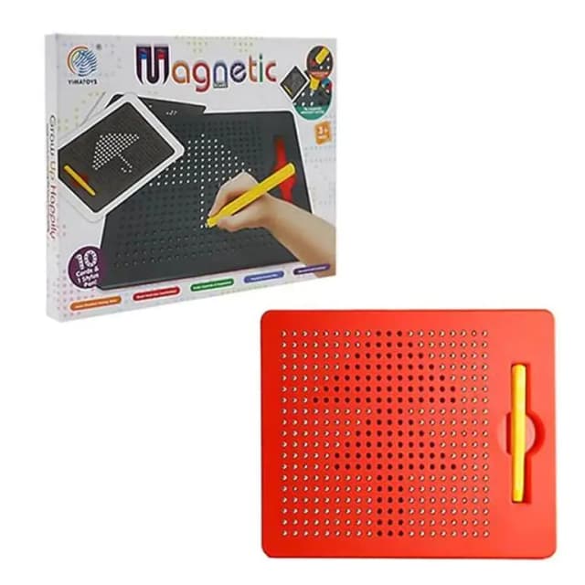 Magnetic Drawing Board Magnetic Pads Erasable Magna Doodle Writing Drawing Pad for Kids 10 Pattern Cards in pakistan