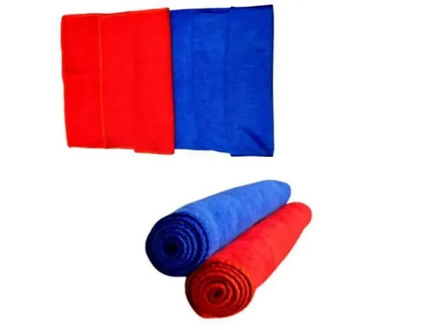 Pack of 2 Microfiber Cleaning Cloths - 30 x 60 cm, 360 GSM