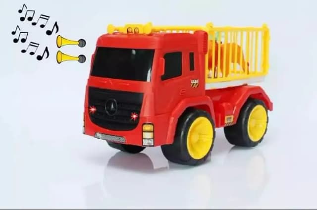 Large Animal Truck Toy with One Animal in Cage