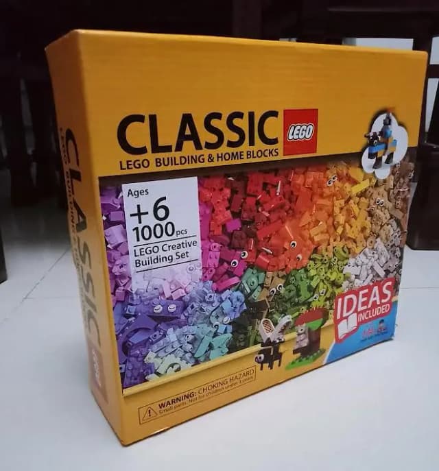 Lego Building Blocks Set with 650+ Pieces for Kids