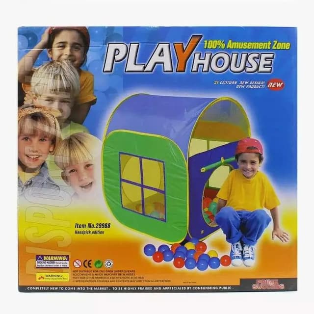Tent House For Kids - Multicolour